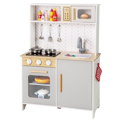 Bucatarie de joaca Costway TP10240WH (White)