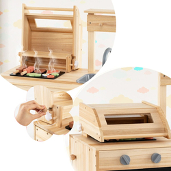 Bucatarie de joaca Costway TP10271NA (Natural) Thumb