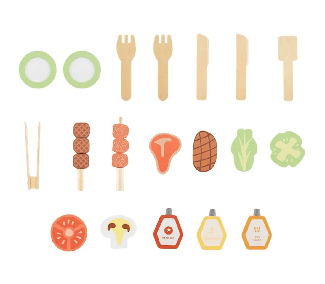 Bucatarie de joaca Costway TP10271NA (Natural)