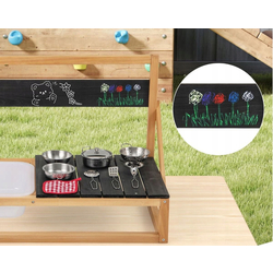 Bucatarie de joaca Costway TP10304NA (Natural) Thumb