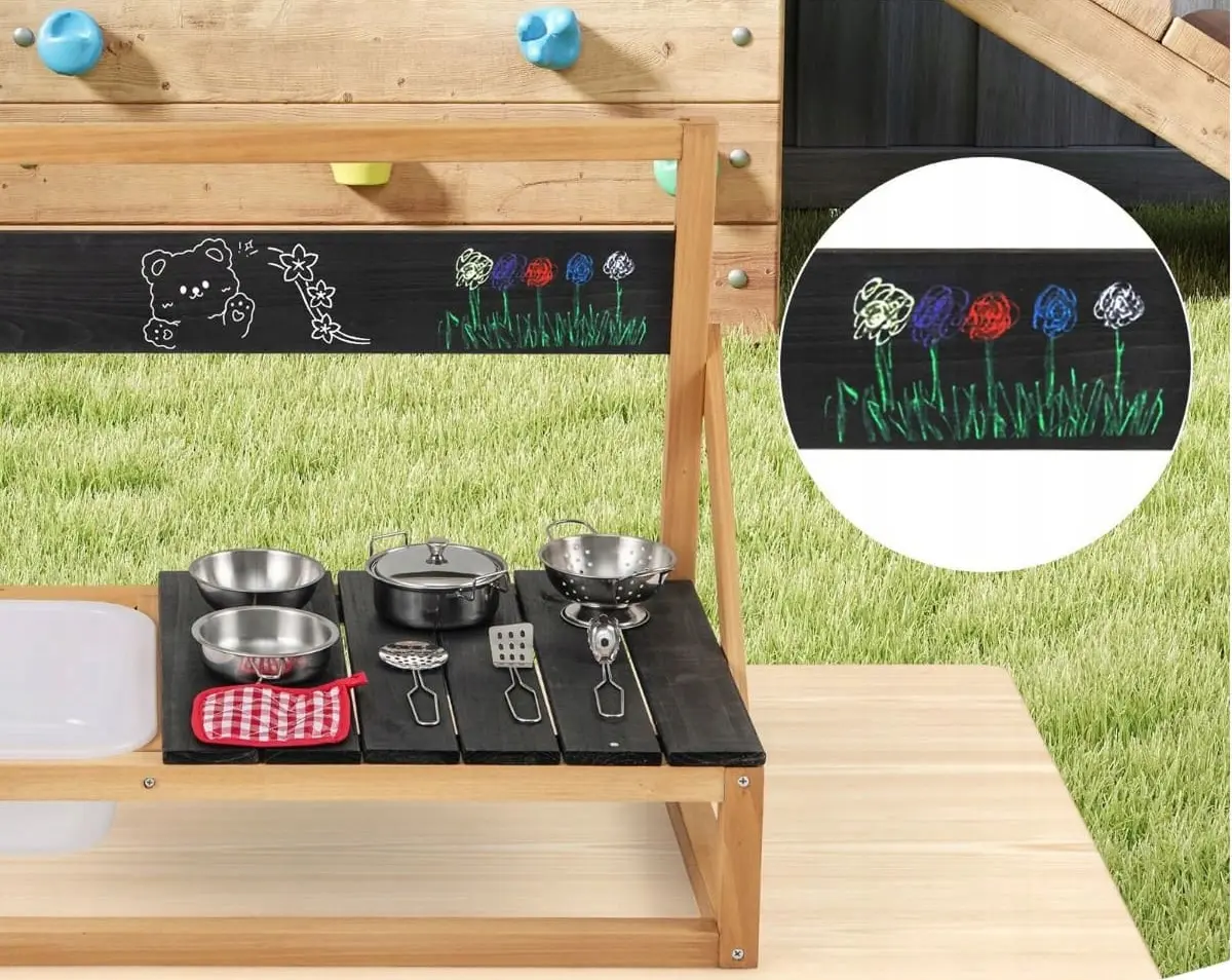 Bucatarie de joaca Costway TP10304NA (Natural)