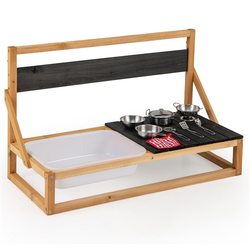 Bucatarie de joaca Costway TP10304NA (Natural)