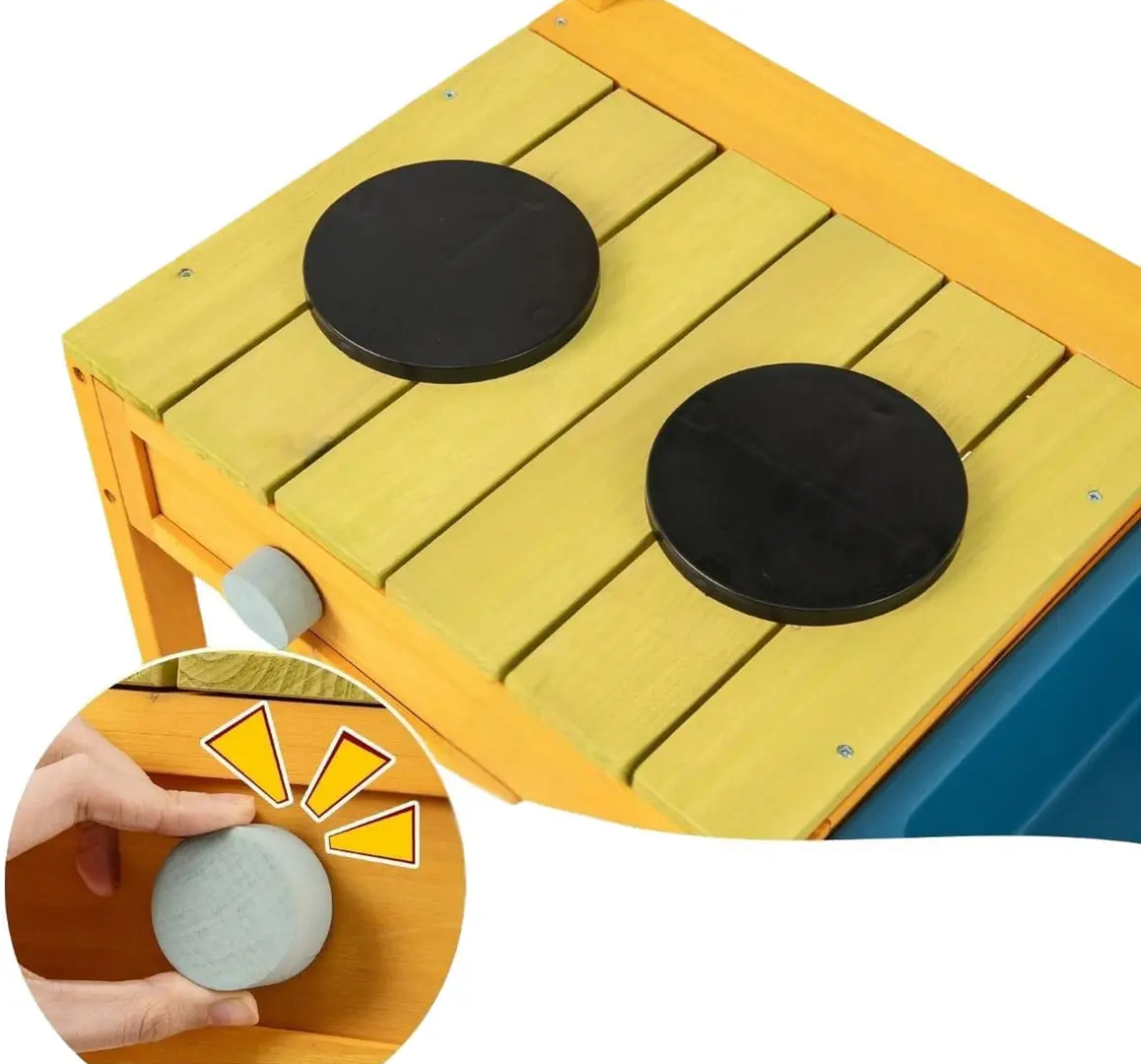 Игровая кухня Costway TP10308YE (Yellow)