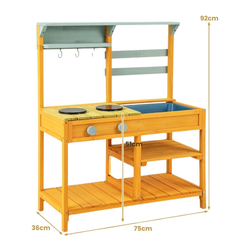 Игровая кухня Costway TP10308YE (Yellow) Thumb