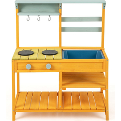 Bucatarie de joaca Costway TP10308YE (Yellow)