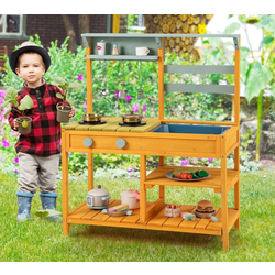 Игровая кухня Costway TP10308YE (Yellow) Thumb