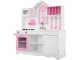 Bucatarie de joaca Costway TY322434 (White/Pink)