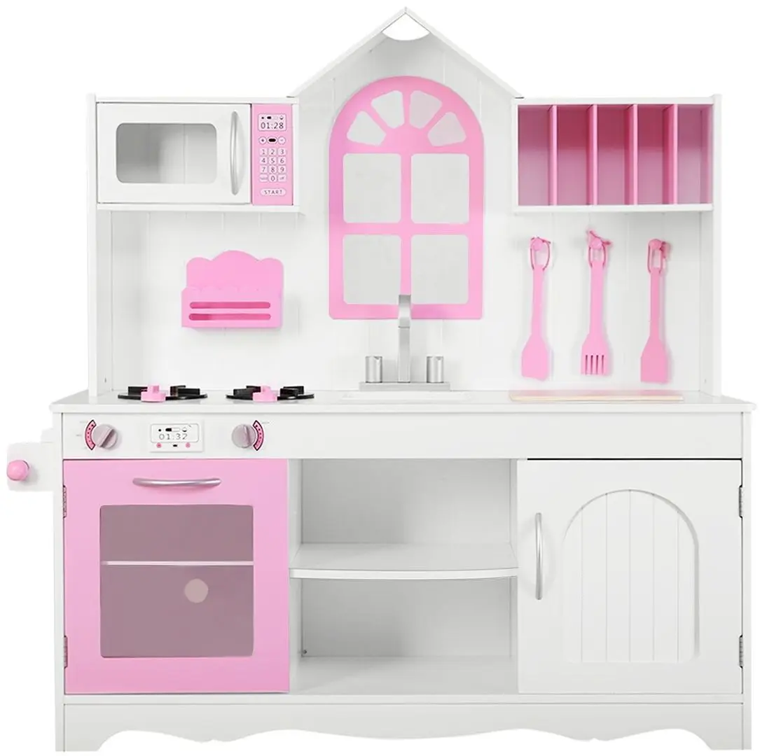 Игровая кухня Costway TY322434 (White/Pink)