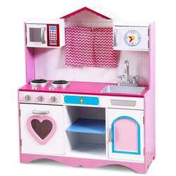 Bucatarie de joaca Costway TY325133 (Pink)