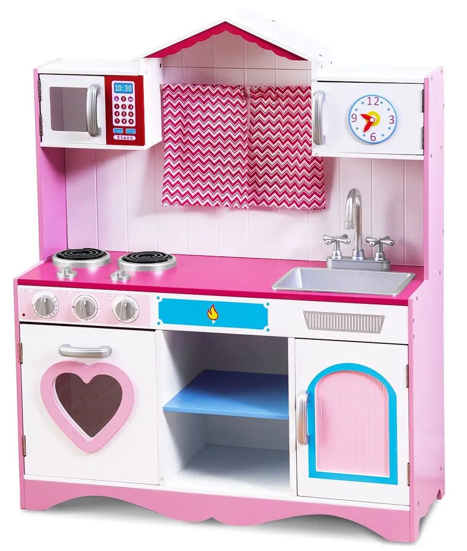 Bucatarie de joaca Costway TY325133 (Pink)