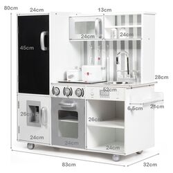 Bucatarie de joaca Costway TY326396 (White) Thumb