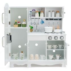 Bucatarie de joaca Costway TY327901 (White) Thumb