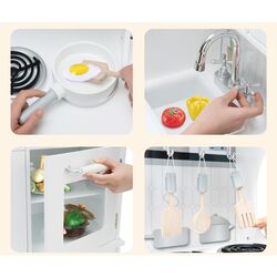 Bucatarie de joaca Costway TY327901 (White) Thumb