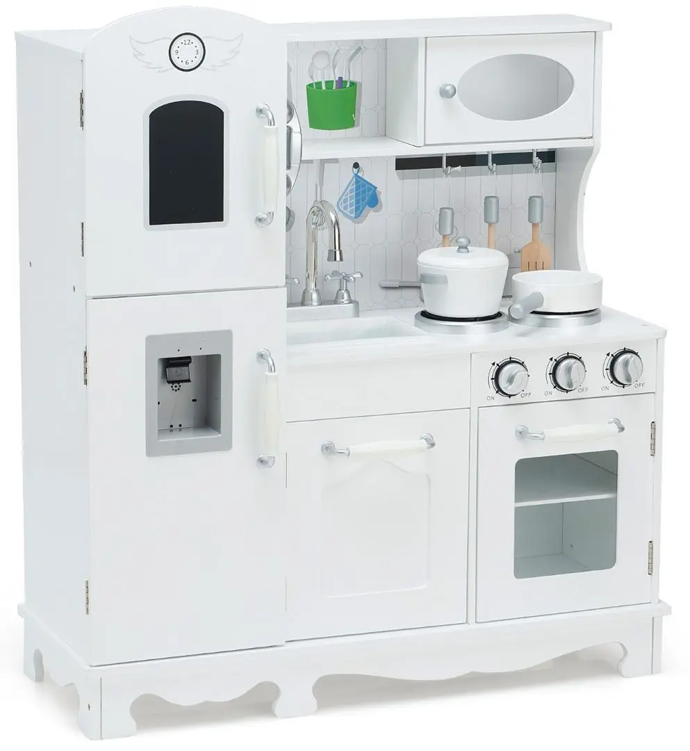 Bucatarie de joaca Costway TY327901 (White)