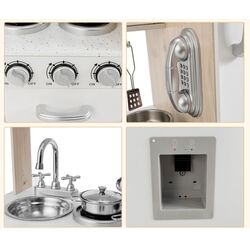 Bucatarie de joaca Costway TY327903 (White) Thumb