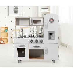 Bucatarie de joaca Costway TY327903 (White) Thumb