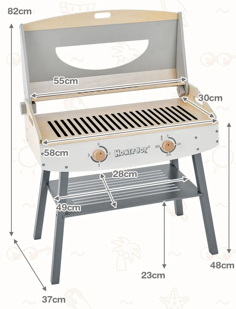 Set de joaca Costway TM10033 (White/Grey)