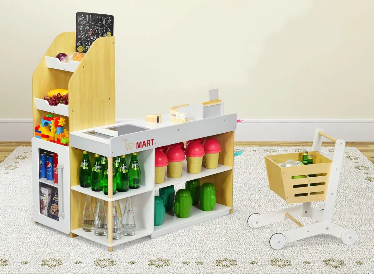 Игровой набор Costway TP10116 (White/Natural) - 7