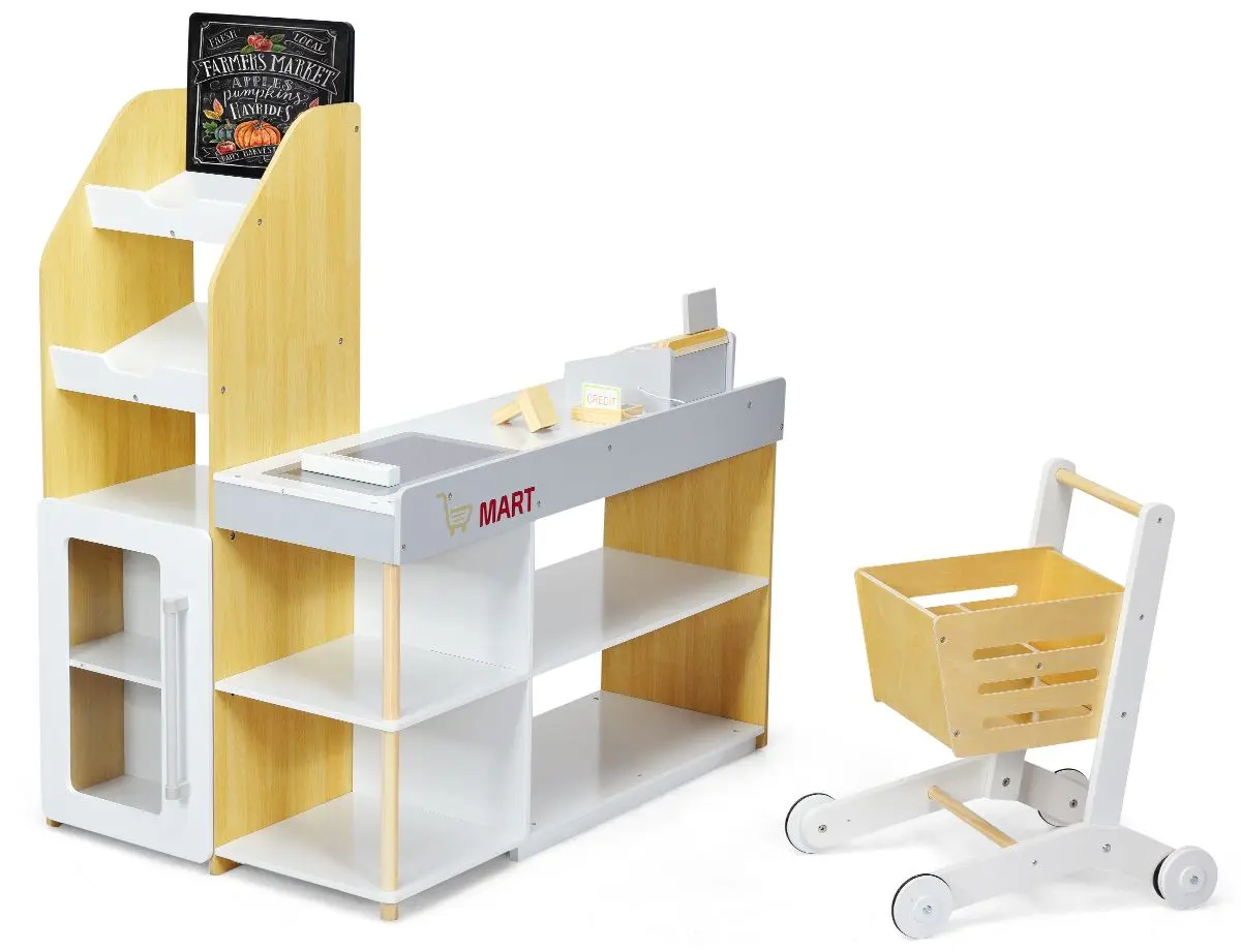 Игровой набор Costway TP10116 (White/Natural)