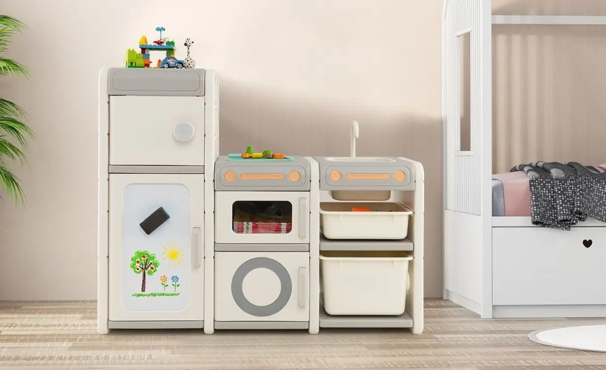 Set de joaca Costway TP10121GR (Beige/Grey)