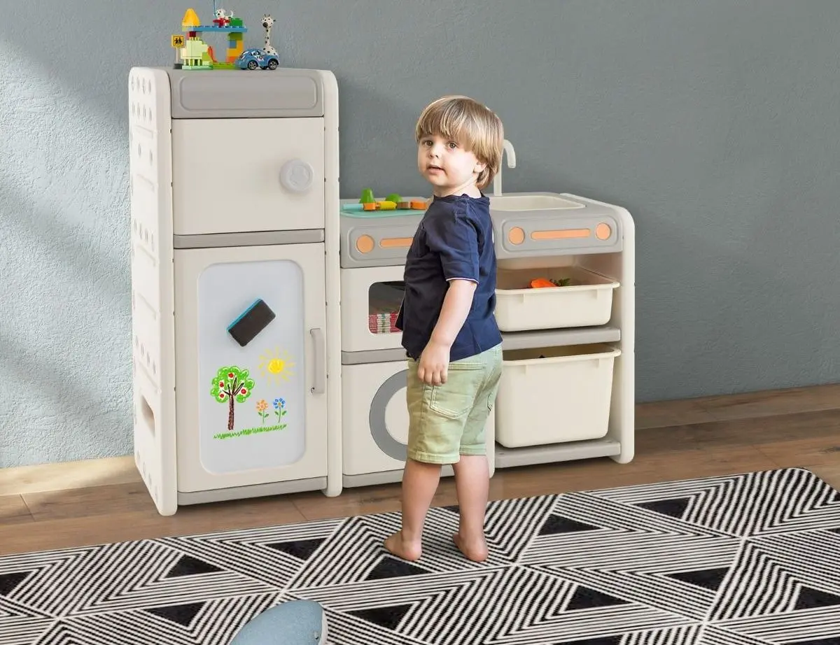 Set de joaca Costway TP10121GR (Beige/Grey)