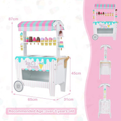 Set de joaca Costway TP10168WH (White/Синий/Розовый) Thumb