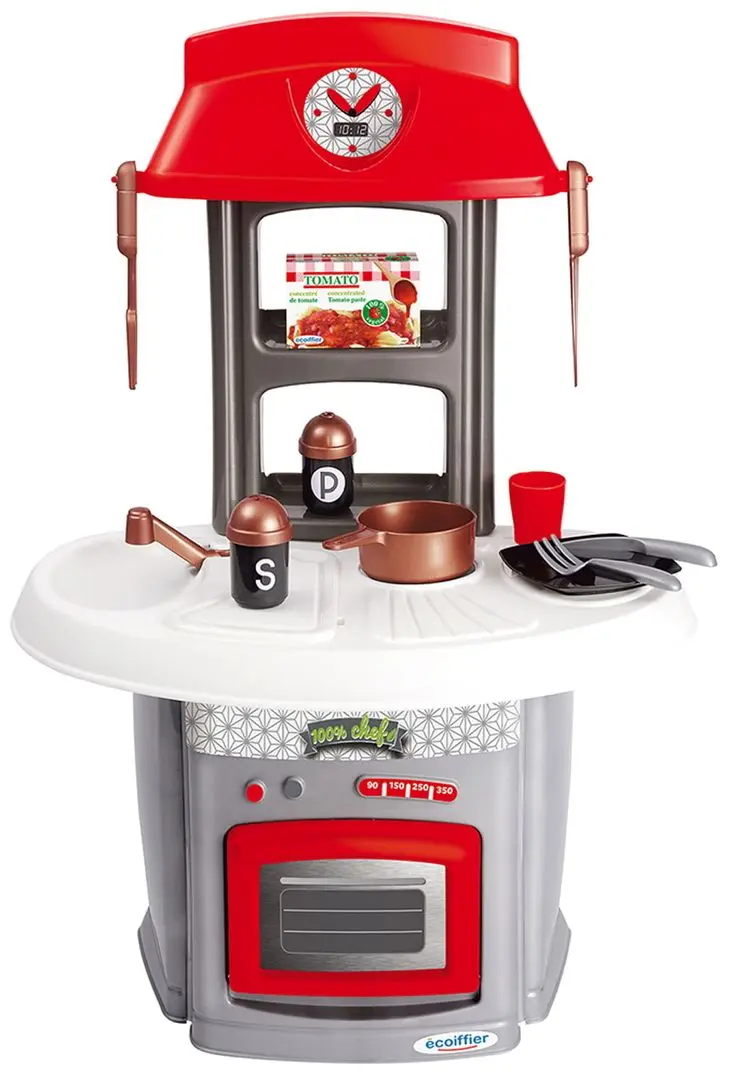 Игровая кухня Ecoiffier Traditional Kitchen 1695 (Grey/Red)