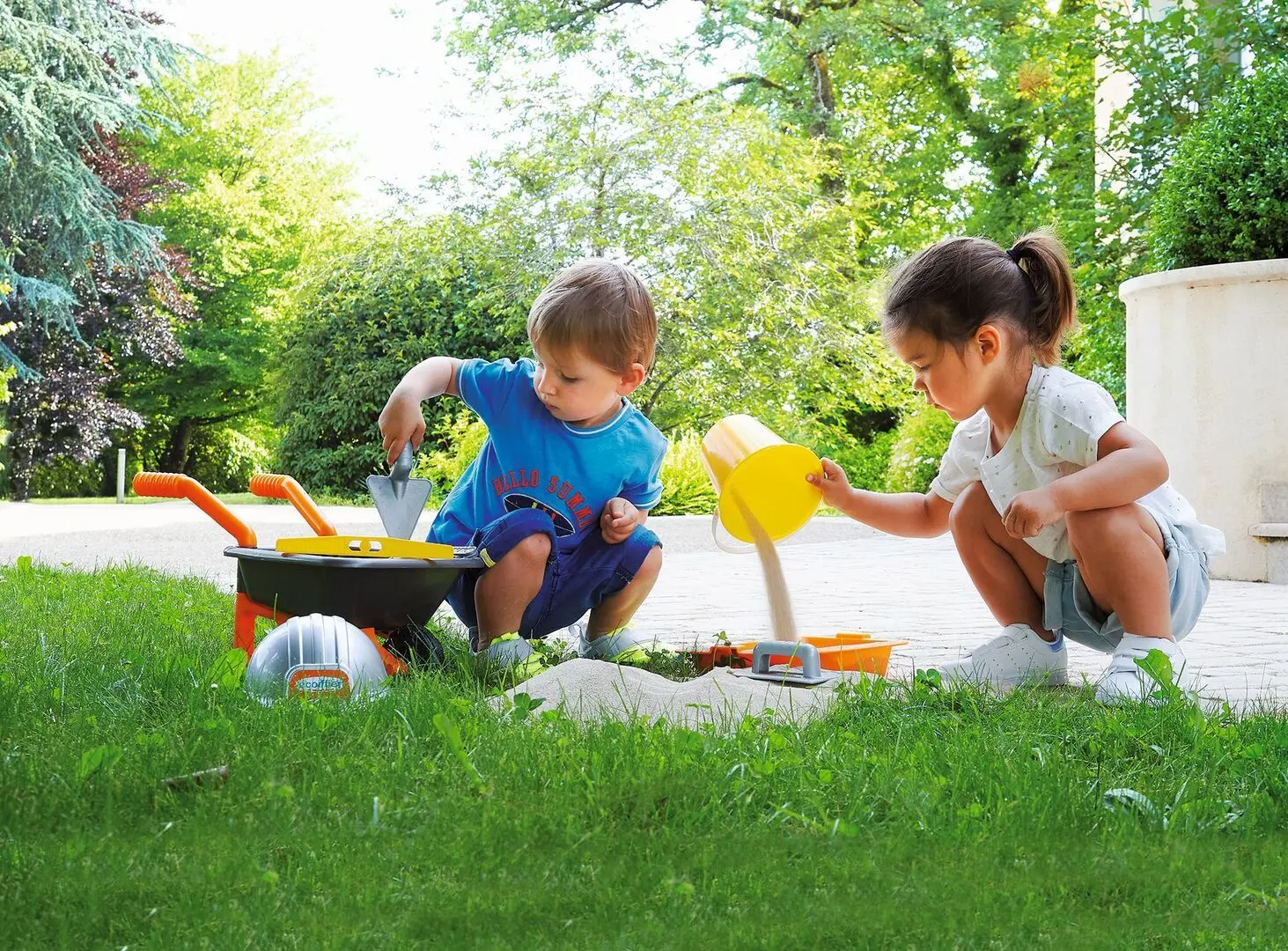 Игровой набор Ecoiffier Chantier Masonry 496 (Grey/Orange) - 2