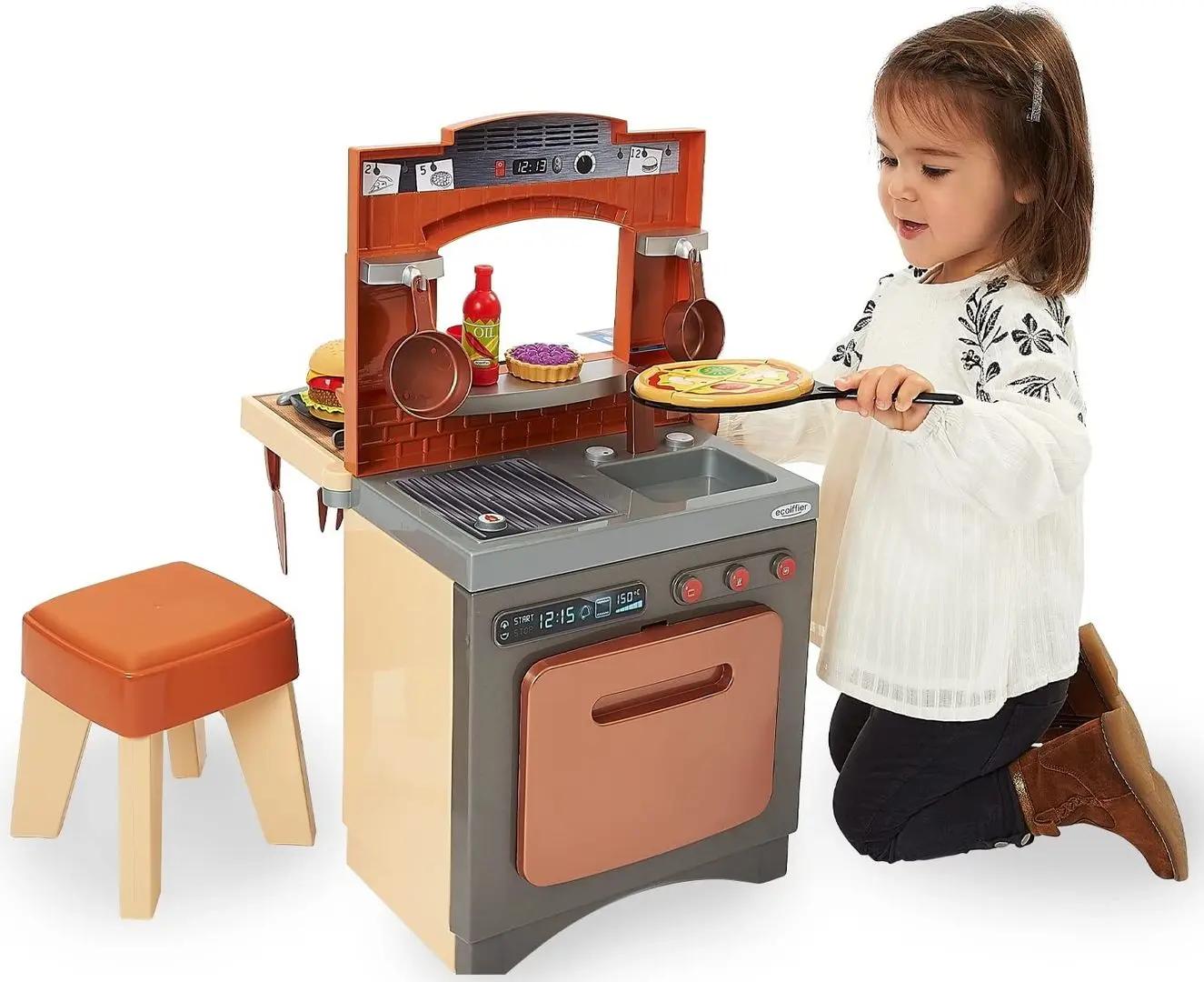 Игровой набор Ecoiffier The Pizzeria 1693 (Brown/Grey) - 6