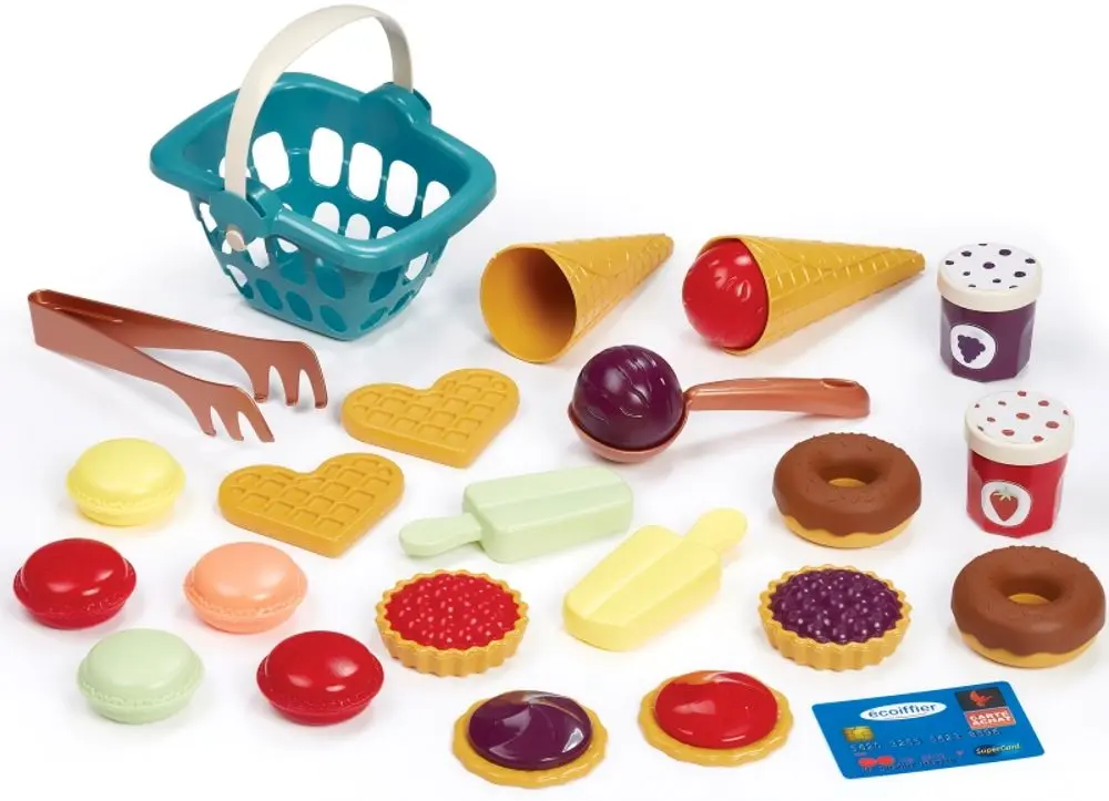 Set de joaca Ecoiffier Vert Azur Vendor of Delicacies 1692 (Blue) - 2
