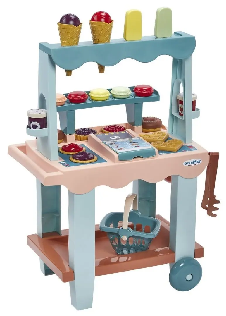 Set de joaca Ecoiffier Vert Azur Vendor of Delicacies 1692 (Blue)