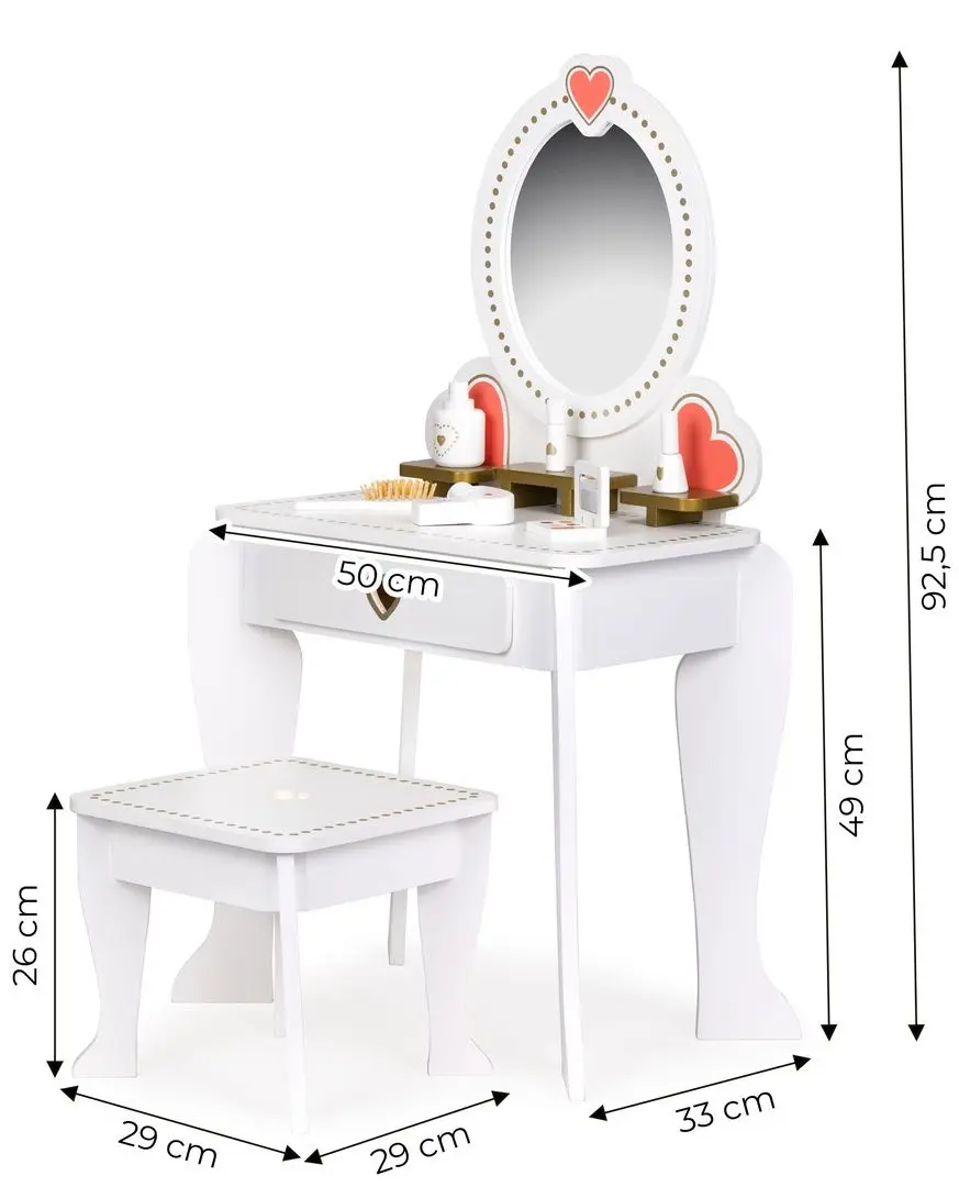 Masuta de toaleta pentru copii Ecotoys W08H102B (White) - 6