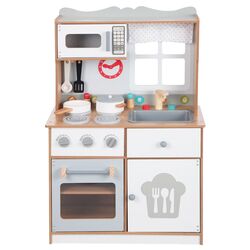Bucatarie de joaca Ecotoys 7253 (White/Wood)