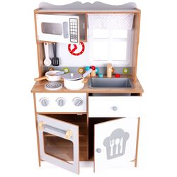 Bucatarie de joaca Ecotoys 7253 (White/Wood) Thumb