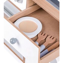 Bucatarie de joaca Ecotoys 7253 (White/Wood) Thumb