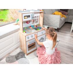 Bucatarie de joaca Ecotoys 7253 (White/Wood) Thumb