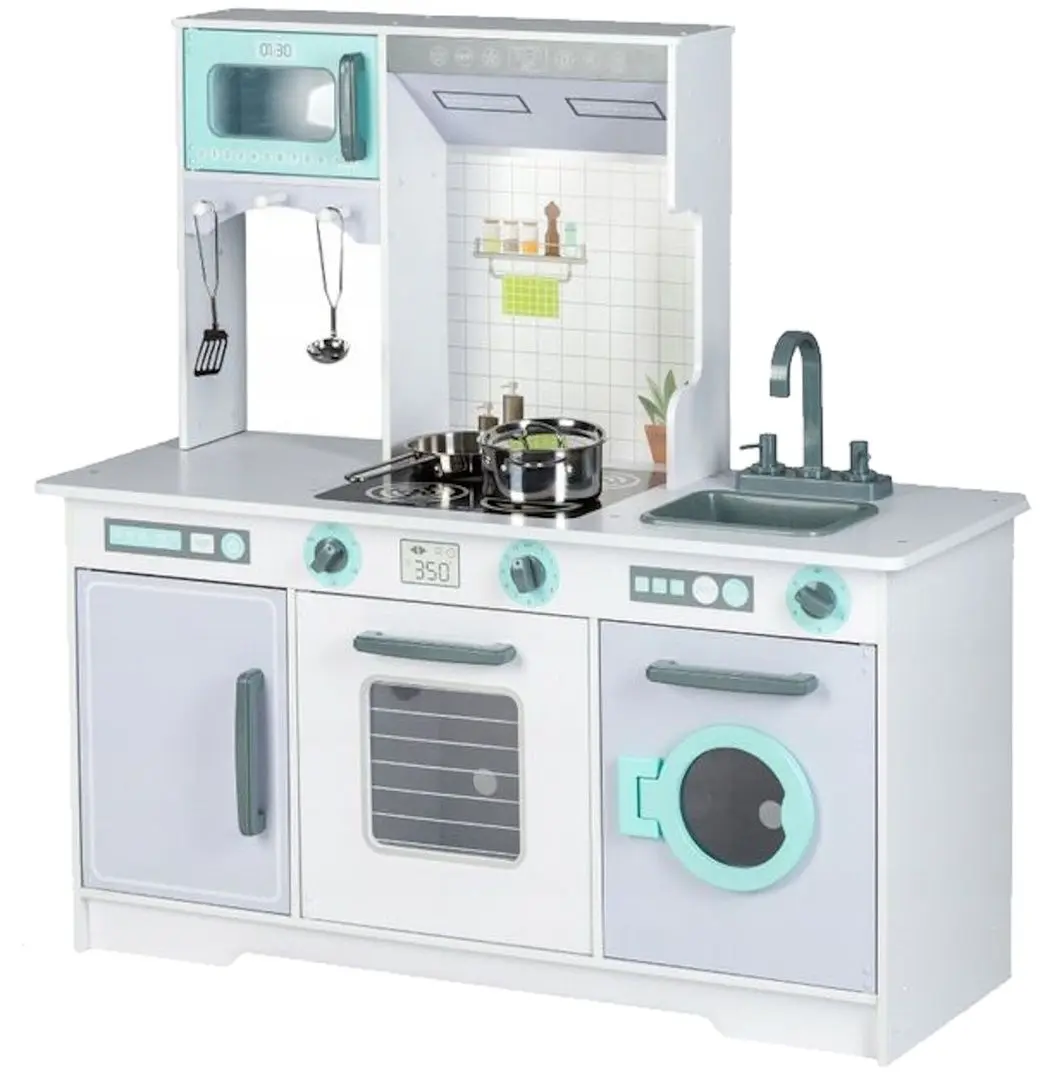 Bucatarie de joaca Ecotoys 7258 (White/Blue) - 2