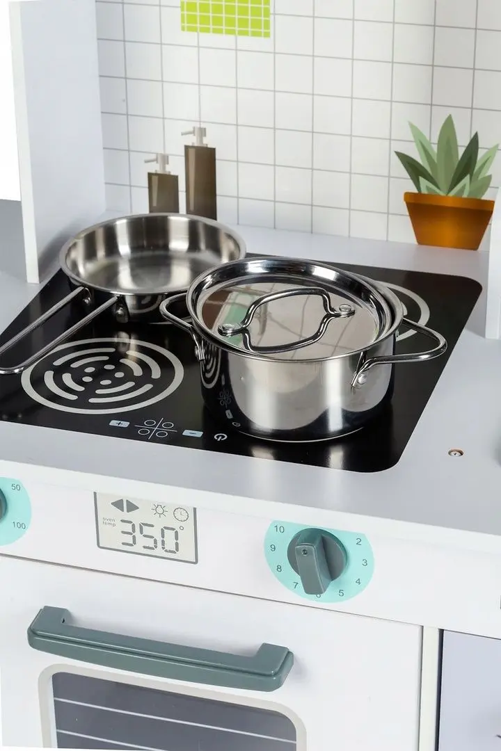 Bucatarie de joaca Ecotoys 7258 (White/Blue) - 3