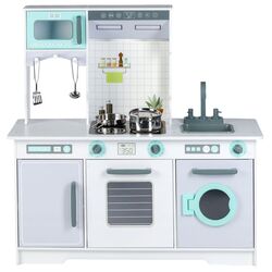 Bucatarie de joaca Ecotoys 7258 (White/Blue) Thumb