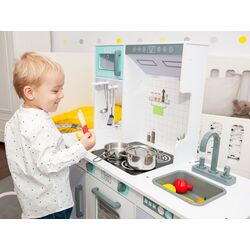 Bucatarie de joaca Ecotoys 7258 (White/Blue) Thumb