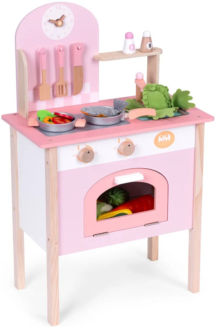 Игровая кухня Ecotoys HM232570 (Pink)