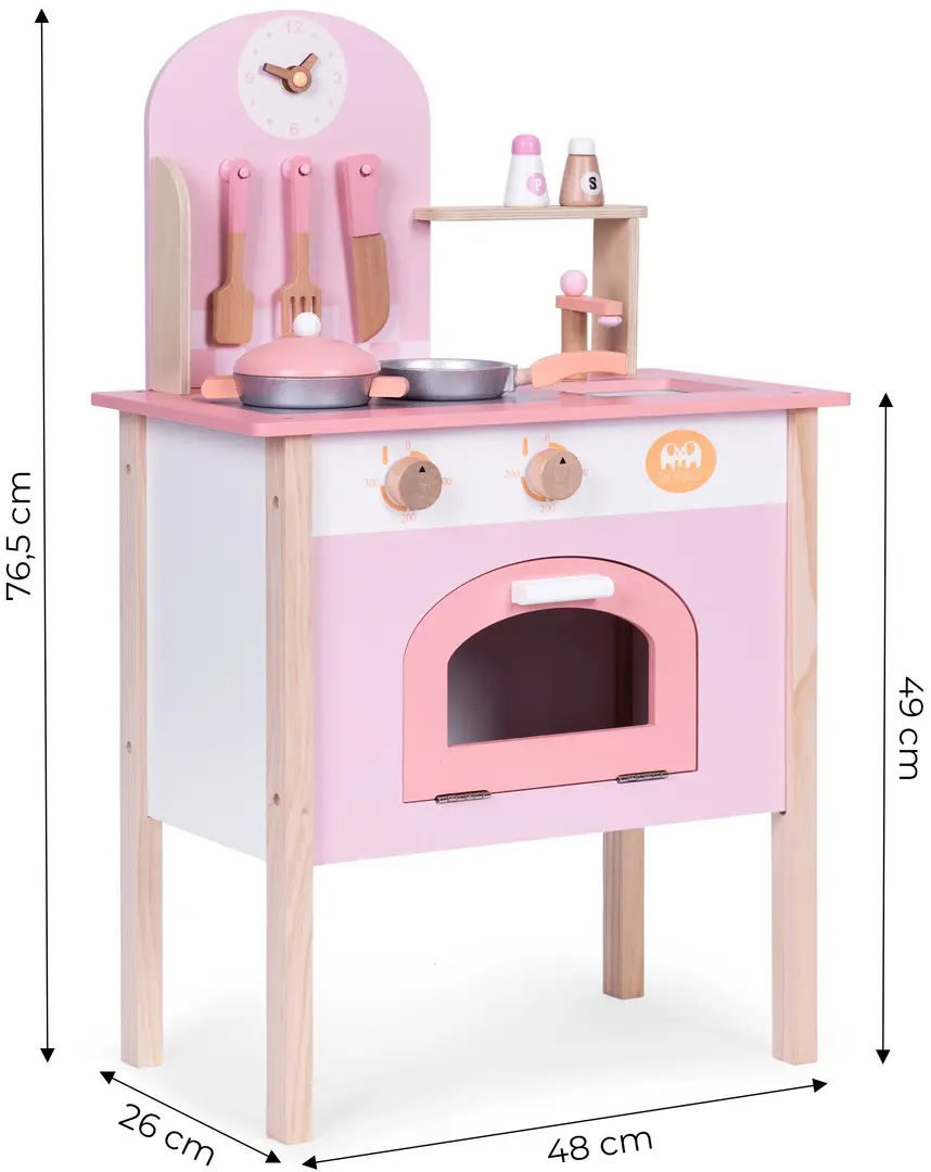 Игровая кухня Ecotoys HM232570 (Pink)