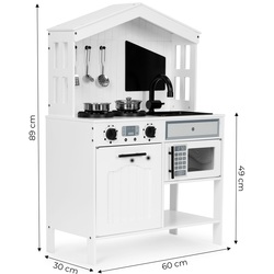 Bucatarie de joaca Ecotoys PLK563W (White) Thumb