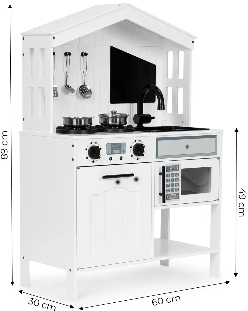 Bucatarie de joaca Ecotoys PLK563W (White)
