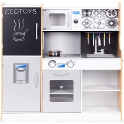 Bucatarie de joaca Ecotoys TL053001 (White/Grey)