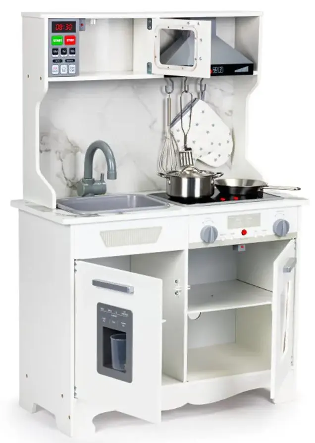 Bucatarie de joaca Ecotoys TL10181 (White) - 3