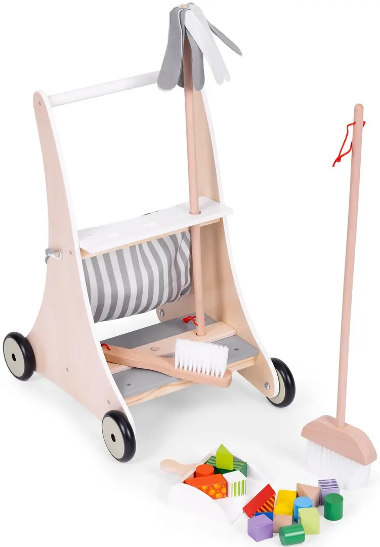 Carucior pentru curatenie Ecotoys W10D200B (Woody)