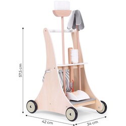 Carucior pentru curatenie Ecotoys W10D200B (Woody) Thumb