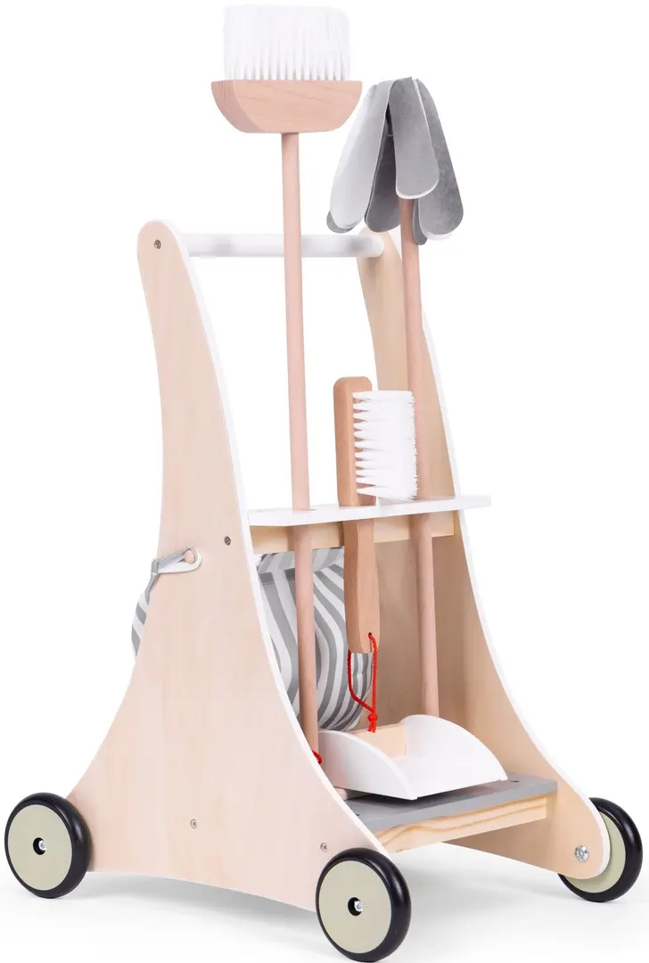 Carucior pentru curatenie Ecotoys W10D200B (Woody)