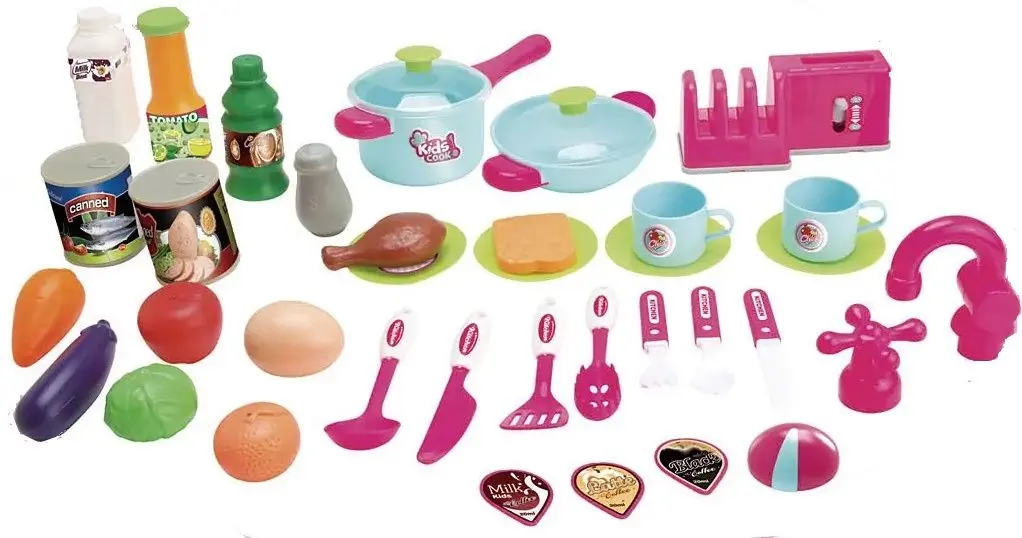 Bucatarie de joaca Enero Toys 1017570 (Pink) - 2